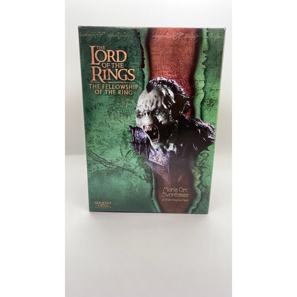 Sideshow Collectibles LotR Collectible Figure Moria Orc Swordsman EX - Picture 1 of 8